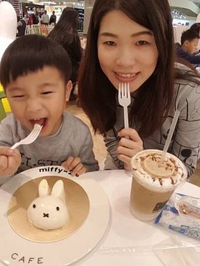 中和環球百貨 Miffy x 2% cafe 米飛兔主題咖啡 親子餐廳 下午茶