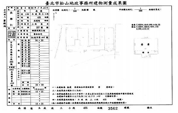 台北市南港區南港路三段227號1樓