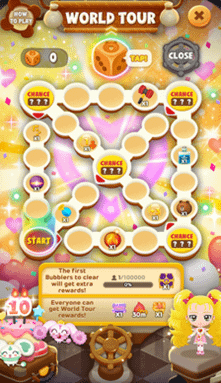 免費限定貼圖送給你！《LINE Bubble 2》與「光之美