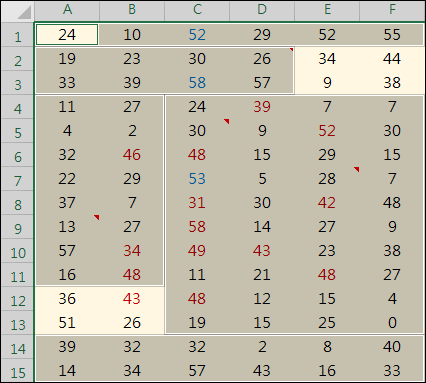 Excel-搜尋特殊的目標