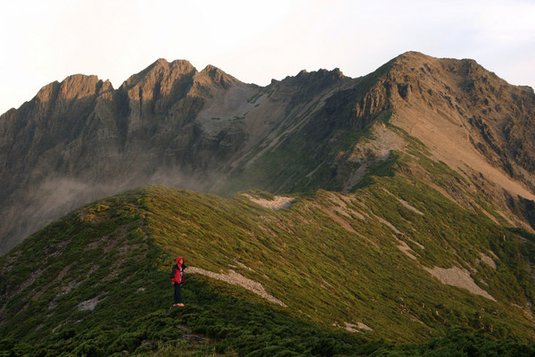 照片故事(二十六)~那一年的玉山群峰(缺西峰、前峰和鹿山)