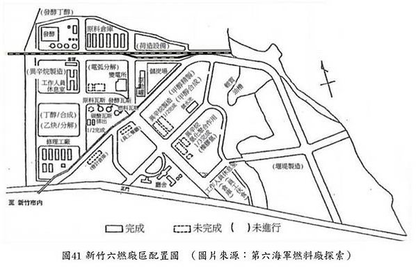 鐵道新竹機場線-軍用支線，還有台肥廠支線，至六燃的合成部的鐵