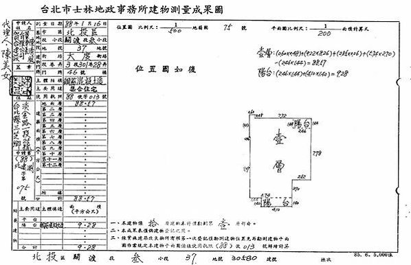 台北市北投區大度路三段301巷28弄46號1樓 A