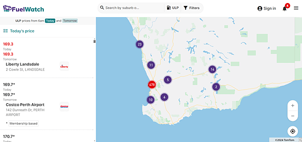 【澳洲打工度假】用Fuel Watch 網站尋找便宜的加油站