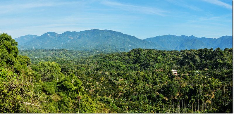 竹崎木柵寮山東眺群山 2