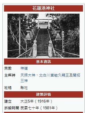 「花蓮港神社」的花蓮忠烈祠-花蓮港廳神社-1916年前往臺灣