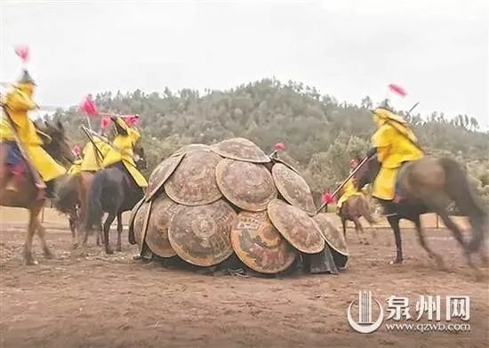 《天下長河》劇中的永春藤牌兵