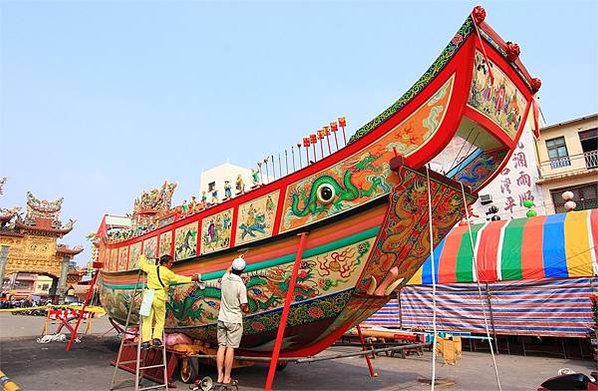 東港迎王平安祭典-國家重要無形文化資產-木造「南澳式」船型-