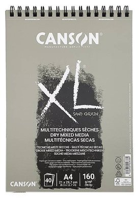 Canson  XL Sand Grain _灰色砂紋.jpg