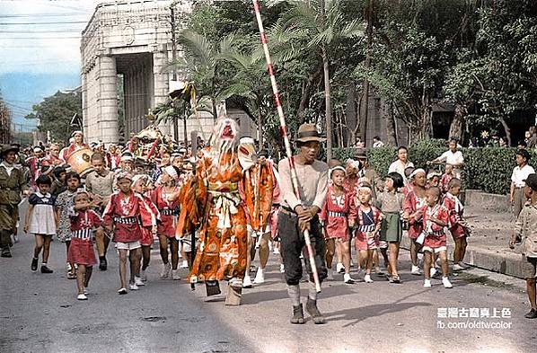 老照片/1940年台灣觀光略圖