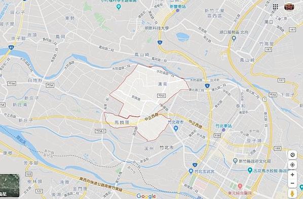 竹北蔴園的開發始於1749年，蔴園正式設庄是1762年/古地