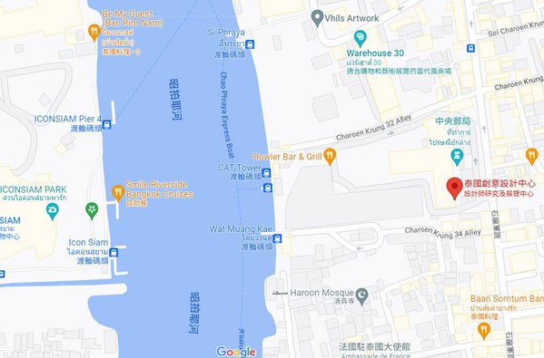 TCDC泰國創意設計中心位置map.jpg