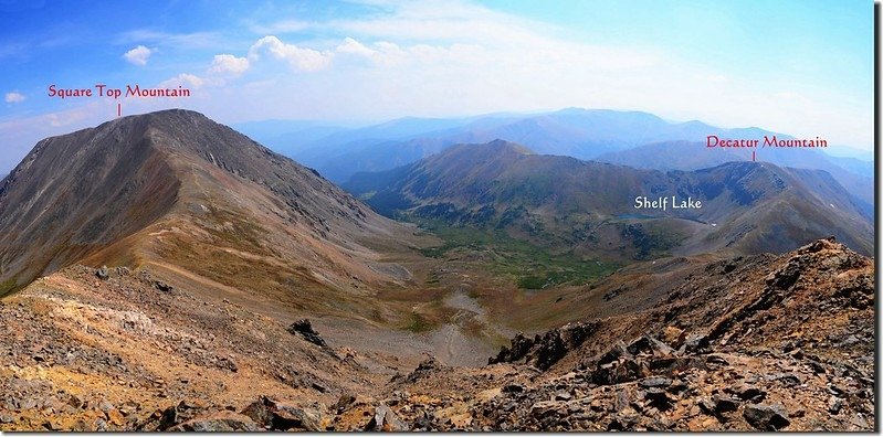 Looking south at Square Top &amp; Decatur Mountain from Point 13,550&apos;_副本