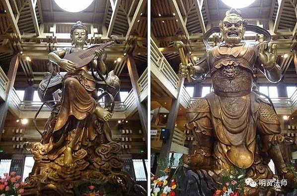監齋菩薩（灶君）大聖緊那羅王菩薩「歌神」（歌樂神），即漢傳佛