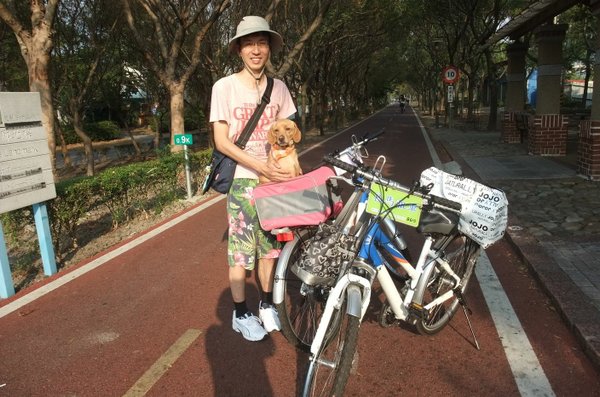 狗狗出遊〉台中市．東豐自行車綠廊．后豐鐵馬道．幸發亭【三、人