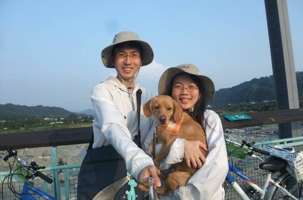 狗狗出遊〉台中市．東豐自行車綠廊．后豐鐵馬道．幸發亭【三、人