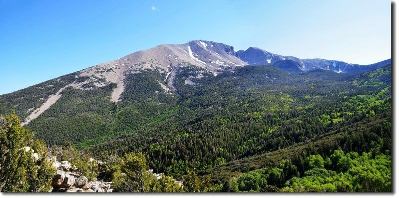 Wheeler Peak from Mother Overlook