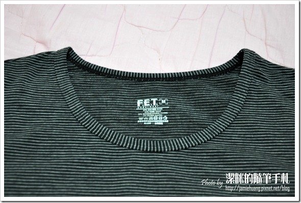 FET 重發熱衣之尺寸標示