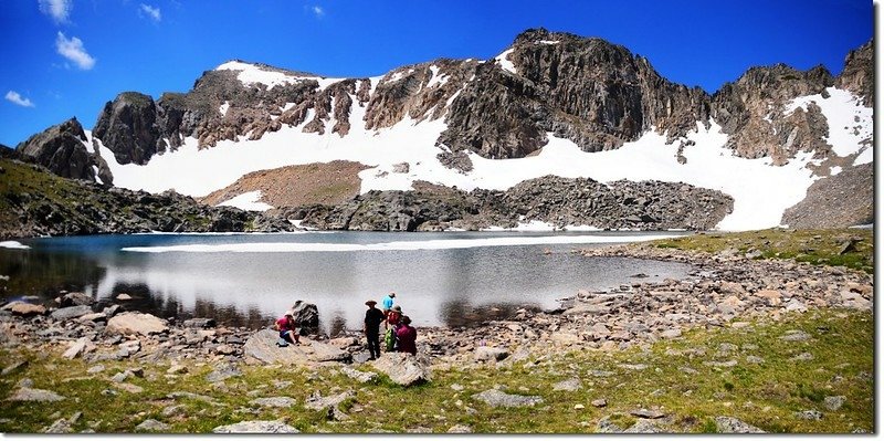 Mount Neva(L) and Lake Dorothy 1