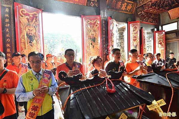 彰邑彰山宮，為期2天的迓王爺活動。該宮主委陳志忠表示，這是1