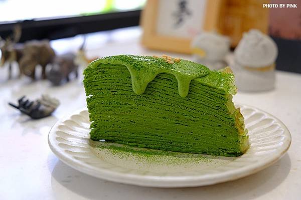 【鹿點咖啡糸彔店】社頭小文青風格咖啡店，必點抹茶千層茶香超濃