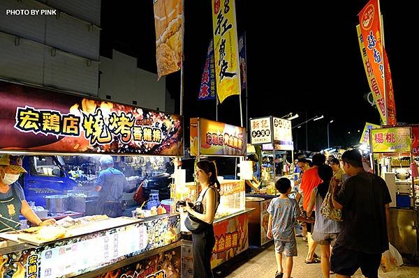 【芬園社口夜市】在地老牌夜市，只有週一及週四兩天營業，晚餐覓