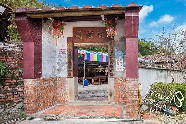 龍潭餐廳-老頭擺-三合院-住宅-門口