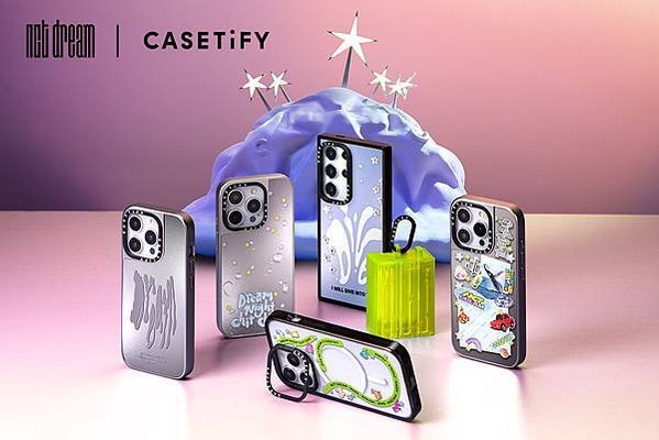 圖1. CASETiFY 攜手韓國知名男團 NCT DREAM 打造「Dream Night Chit Chat」全新聯名系列