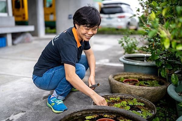 （圖說：對於植物的喜好與「綠手指」天賦，彷彿是沈海花基因裡不可抹滅的一枚印記。）