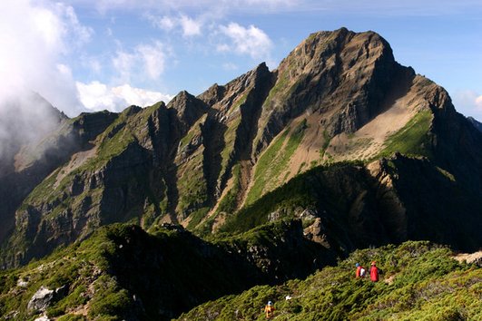 照片故事(二十六)~那一年的玉山群峰(缺西峰、前峰和鹿山)