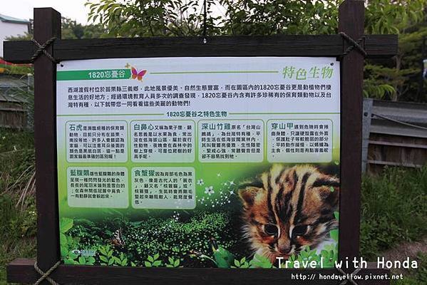 西湖度假村1820忘憂谷保育類動物