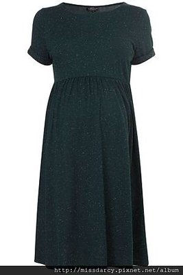 Topshop Speckle Dress dark green.jpg