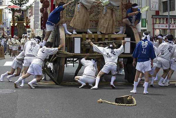 祇園祭是八坂神社舉辦的祭典活動在日本京都「宵山」和「山鉾巡遊