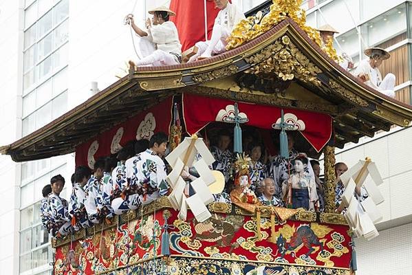 祇園祭是八坂神社舉辦的祭典活動在日本京都「宵山」和「山鉾巡遊