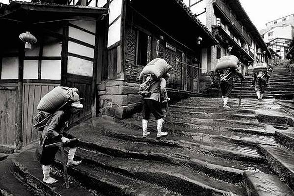 “煮海興利、穿渠通運”的海鹽文化/萬州茶鹽古道-背鹽工-巴鹽