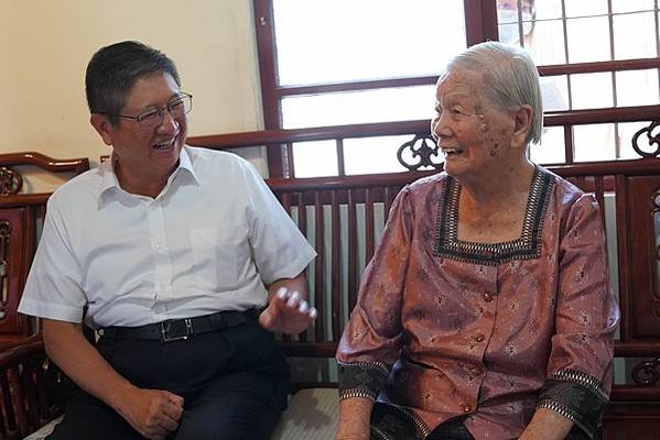 北埔鄉重陽節101歲姜李炳妹/台灣人日本兵/北埔鄉100歲蕭