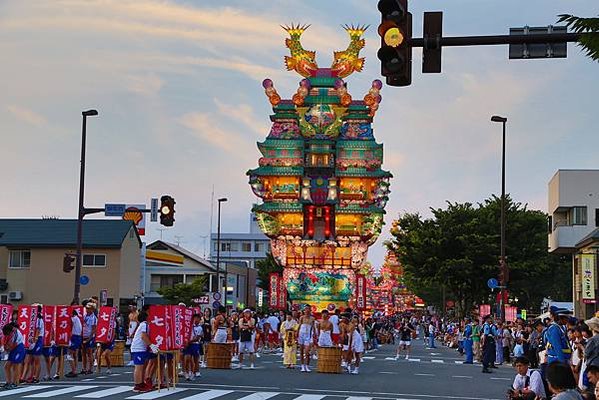 城郭燈籠24.1米高（1830年～1844年）/秋田縣的「能