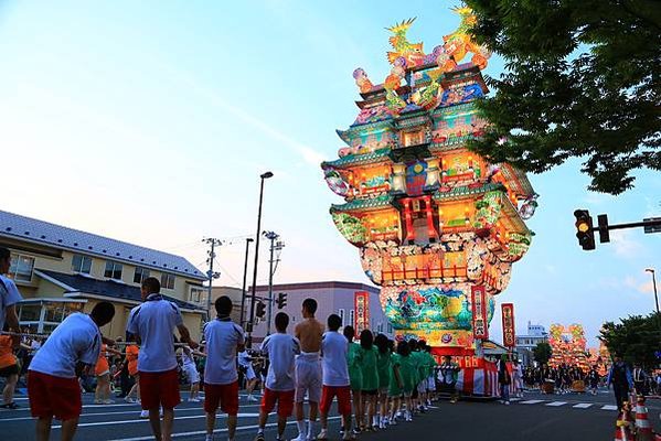 城郭燈籠24.1米高（1830年～1844年）/秋田縣的「能