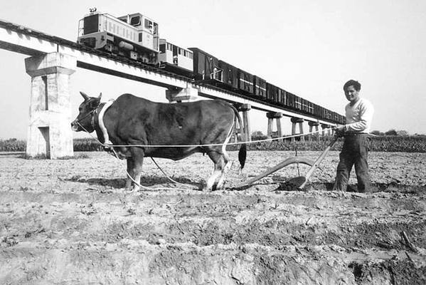 鐵牛車-民國60年代，穿梭在鄉間產業道路上的拼裝鐵牛車，當時