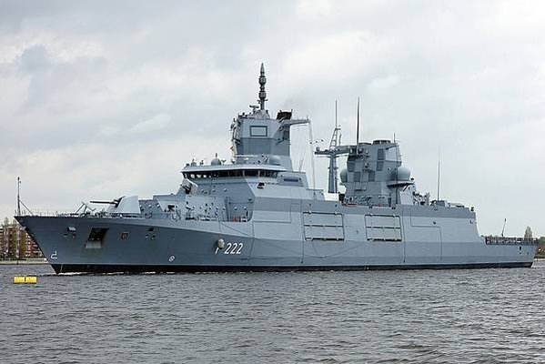 德國軍艦22年來首度穿越台灣海峽-德國海軍印太特遣艦隊穿行臺