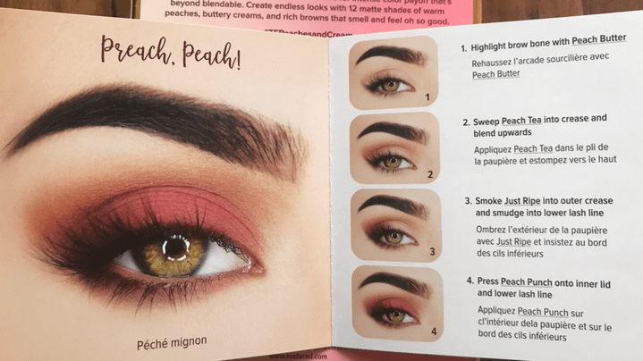 TooFaced_JustPeachy眼影盤_試妝粉嫩桃.png