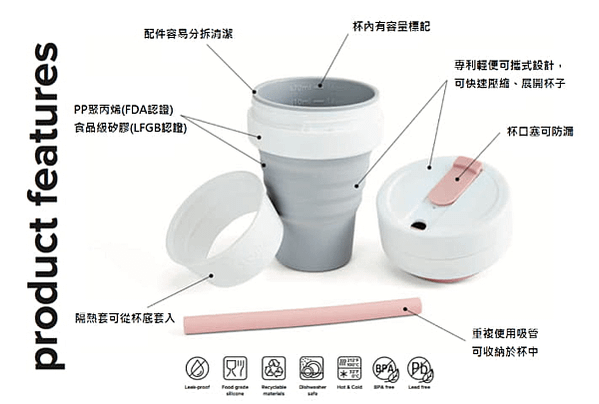 美國Stojo摺疊隨身杯評價