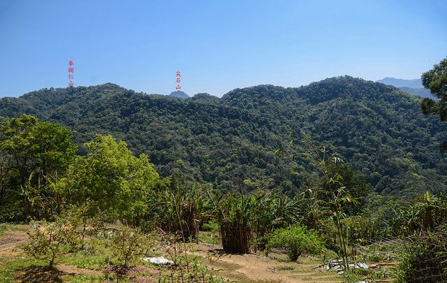 白石湖山東望麥樹仁山