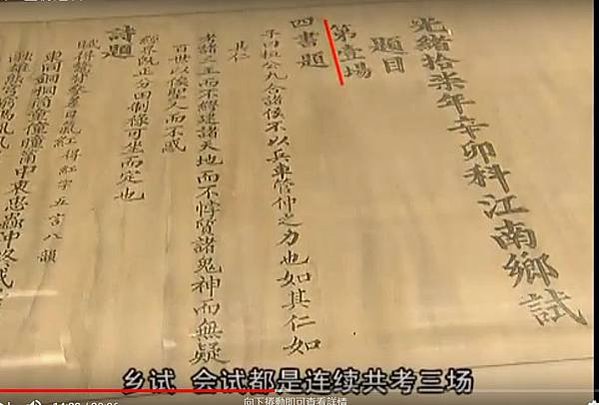 金榜題名指考試被錄取，名登榜單之上。圖為清 梁亯《觀榜圖》-