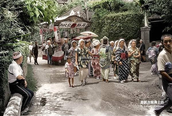 老照片/1940年台灣觀光略圖