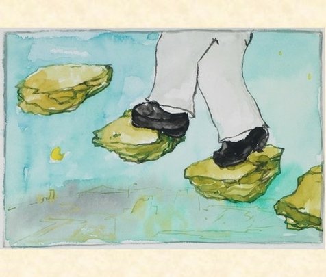 飄浮在風之上系列--踏實 2004水彩.jpg