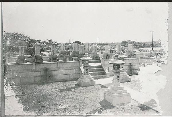 十二軍夫墓陸軍軍屬墓園第一批為日本戰死的臺灣人，日人視為為國