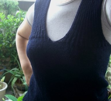 Navy Merino wool 