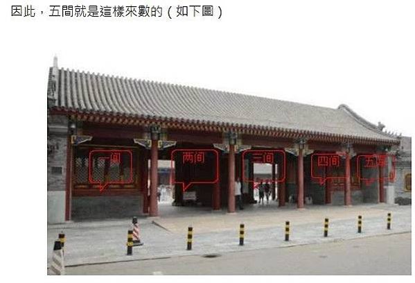 板橋林本源五落大厝/一個院子四面建有房屋，通常由正房、東西廂