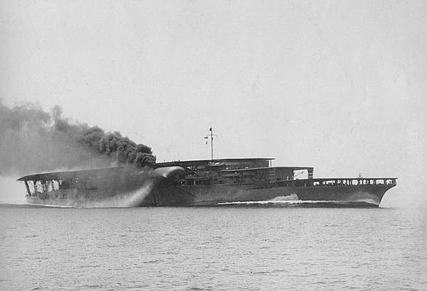 日軍航空母艦「赤城號」第一航空戰隊旗艦「赤城號」航空母艦，1